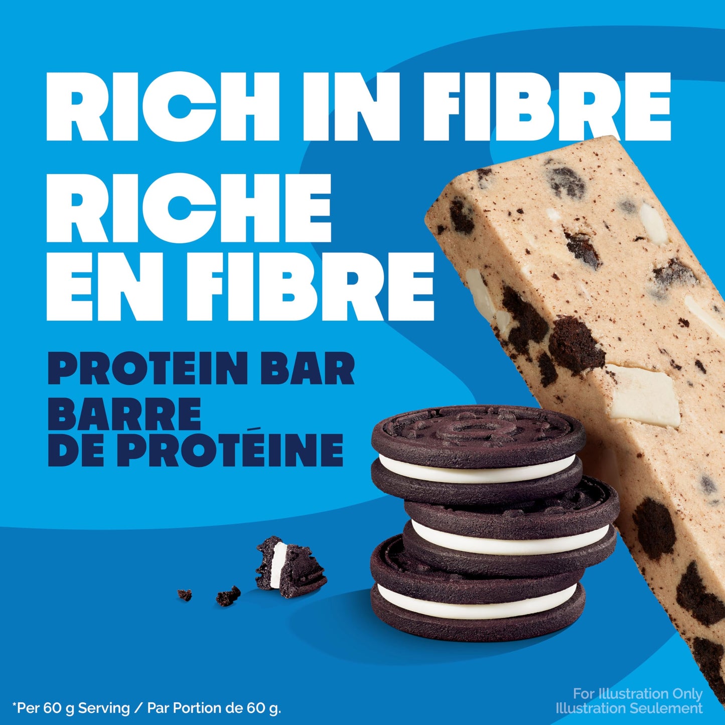 Quest Nutrition Cookies & Cream Flavour Protein Bar, High Protein, High Fibre, Low Sugar, Keto Friendly, 21g Protein, 1g Sugar, 12ct