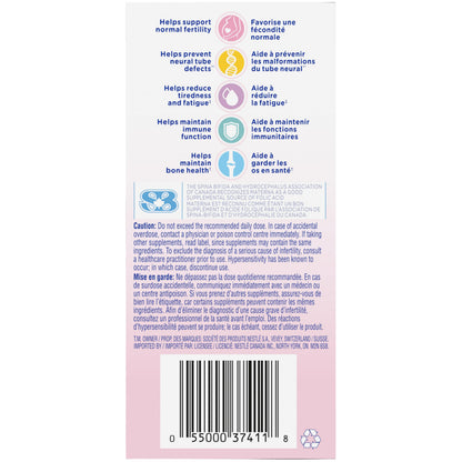 NESTLÉ Materna Prenatal Multivitamin Supplement | Folic Acid | 100 Tablets - Available at All In One Marketplace Canada