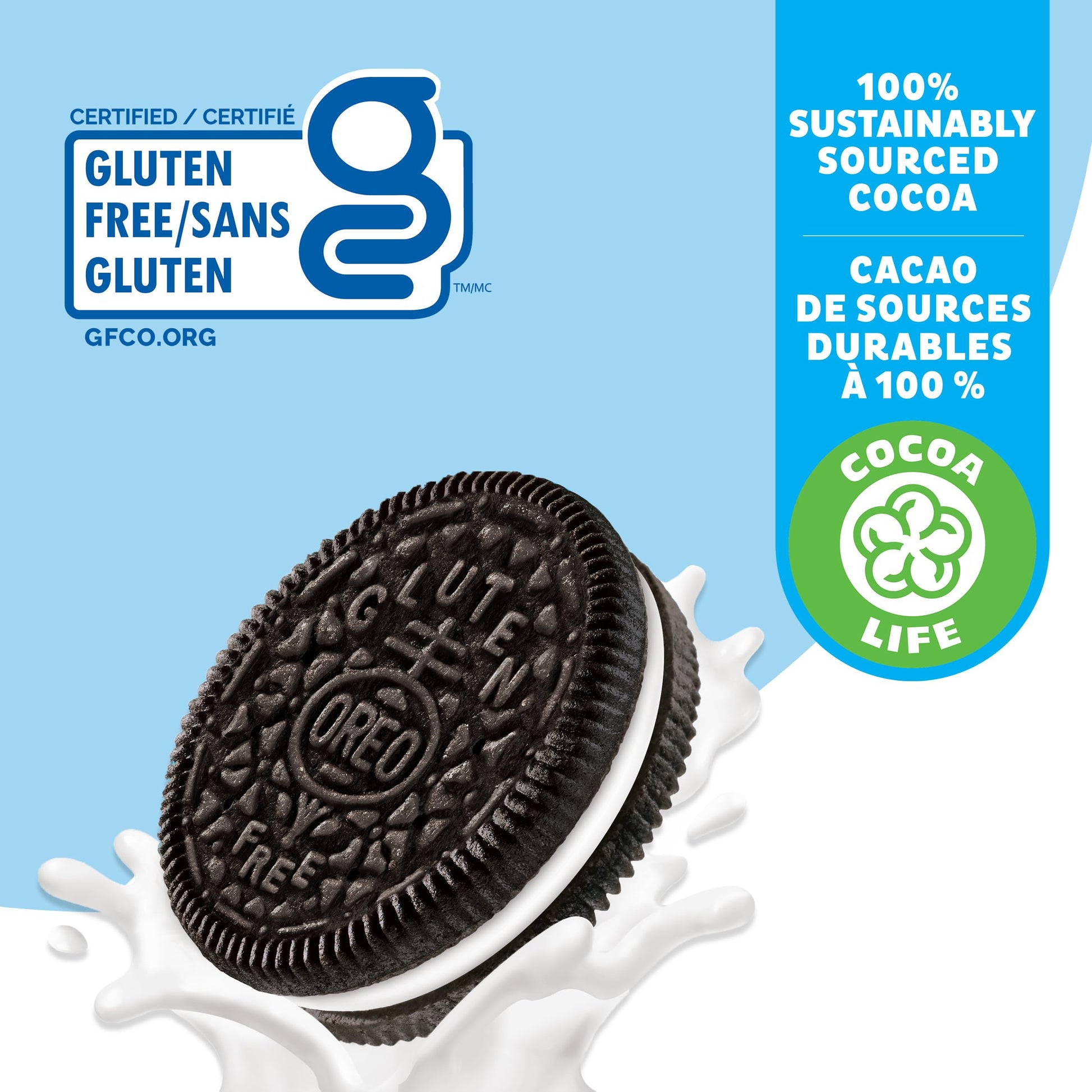 OREO Gluten Free Original Chocolate Sandwich Cookies, 342 g - Available at All In One Marketplace Canada