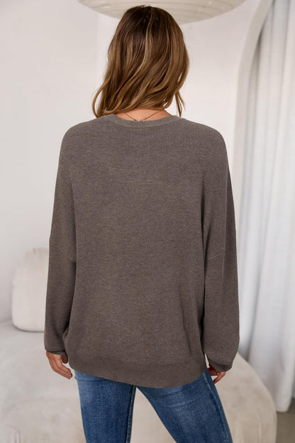 Arach&Cloz Womens Oversized Sweaters Fashion Wool Cashmere Coffee XL 🍁 All In One Marketplace Canada