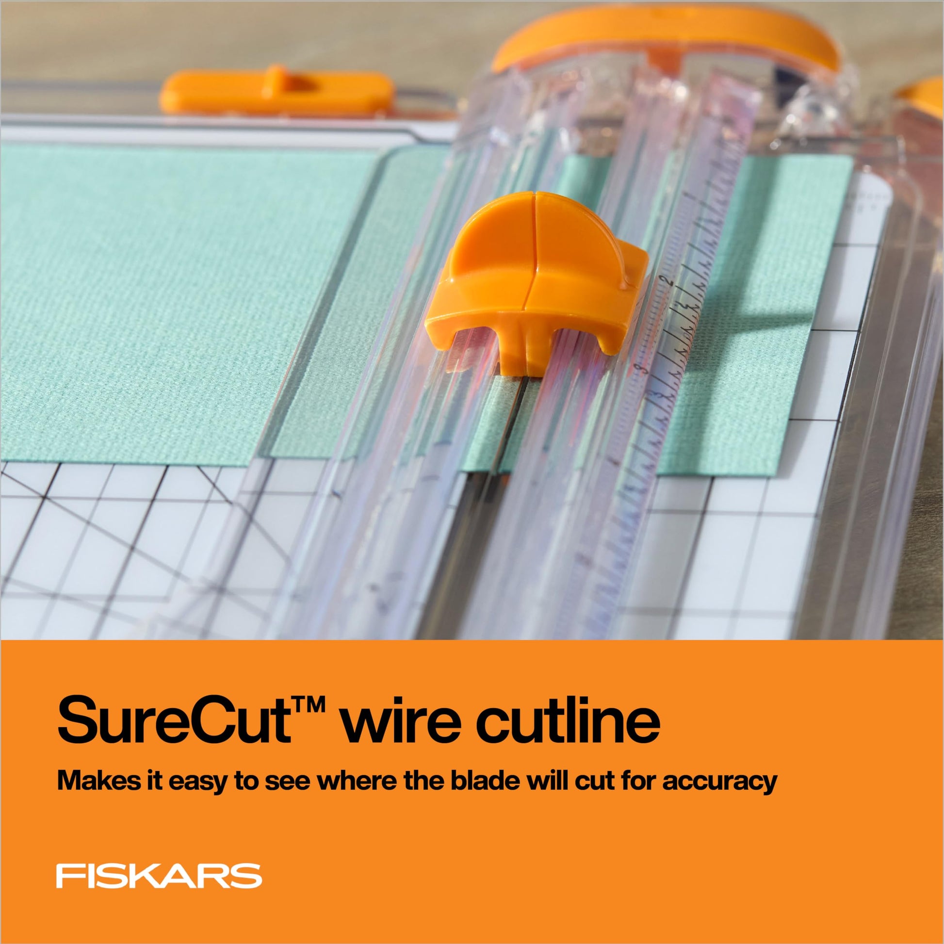 Fiskars Precision Paper Trimmer - Easy, Safe and Accurate for Crafts, Gifts, Cards and More - Always Cuts Straight Fiskars