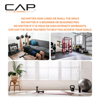 CAP Barbell 25 LB Coated Hex Dumbbell Weight Pair with Padded Grip