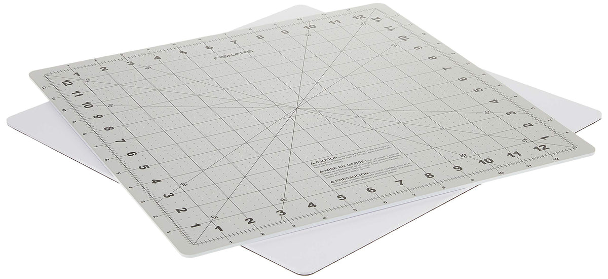 Fiskars 14" x 14" Rotating Self Healing Cutting Mat for Fabric Squares