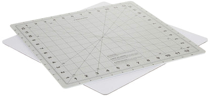 Fiskars 14" x 14" Rotating Self Healing Cutting Mat for Fabric Squares