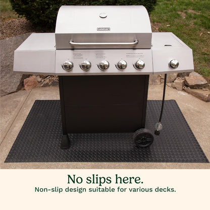 Cuisinart Premium Deck and Grill Mat, 65" x 36", Non-Slip Rubber Mat for BBQ, All Season Protection for Patio, Deck and Porch (CGMT-300C) 🍁 All In One Marketplace Canada