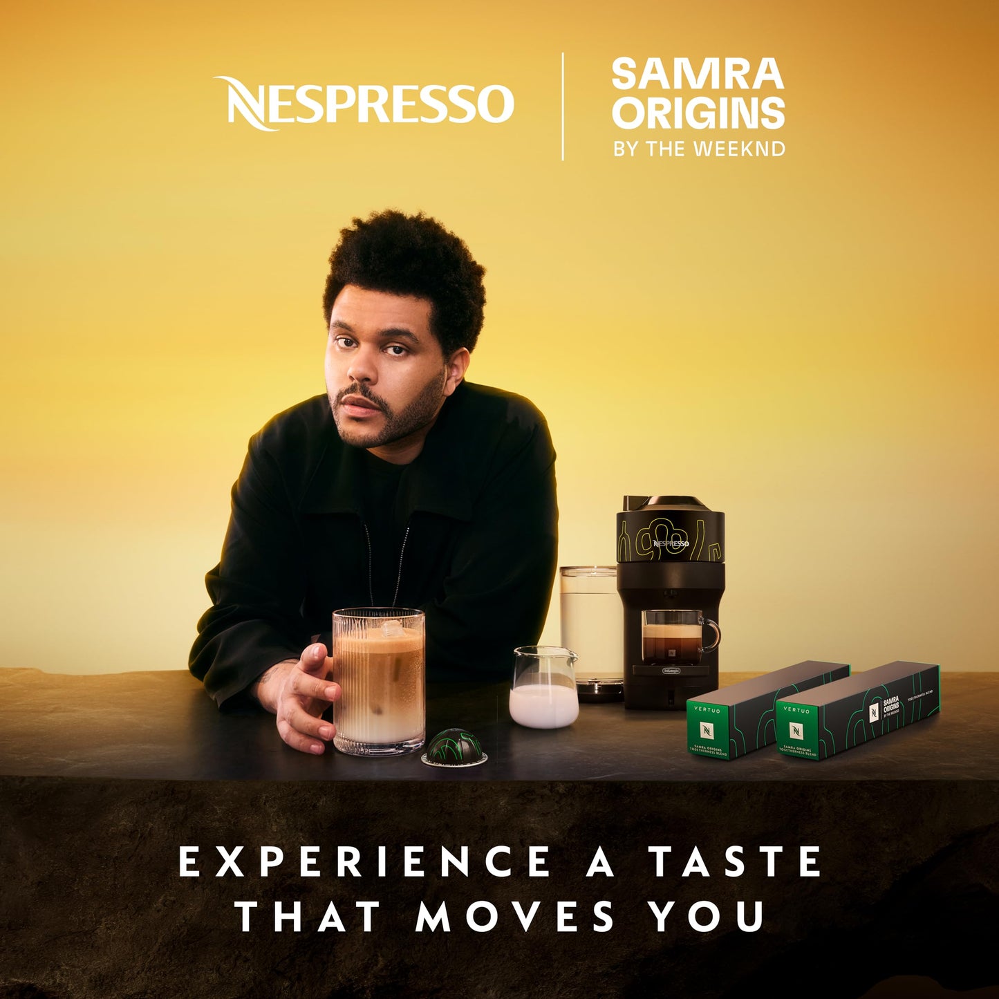 Nespresso Samra Origins The Weeknd Vertuo Pop+ Coffee & Espresso Machine LE Nespresso