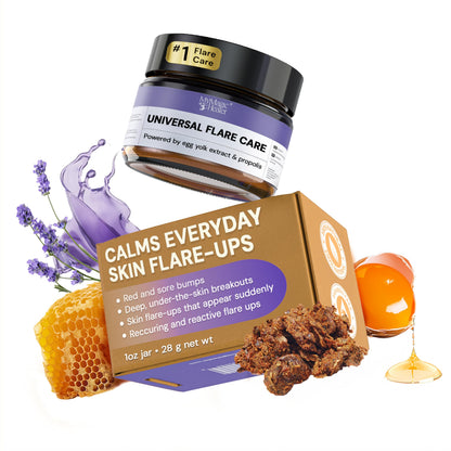 MyMagicHealer Universal Flare Care – Multi-Purpose Solution | Skin Flare-Ups - Hidradenitis Suppurativa, Folliculitis, Boils, Cysts | Anti-Chafing | Irritated Skin Relief w/Propolis & Egg Yolk 28 g - Available at All In One Marketplace Canada