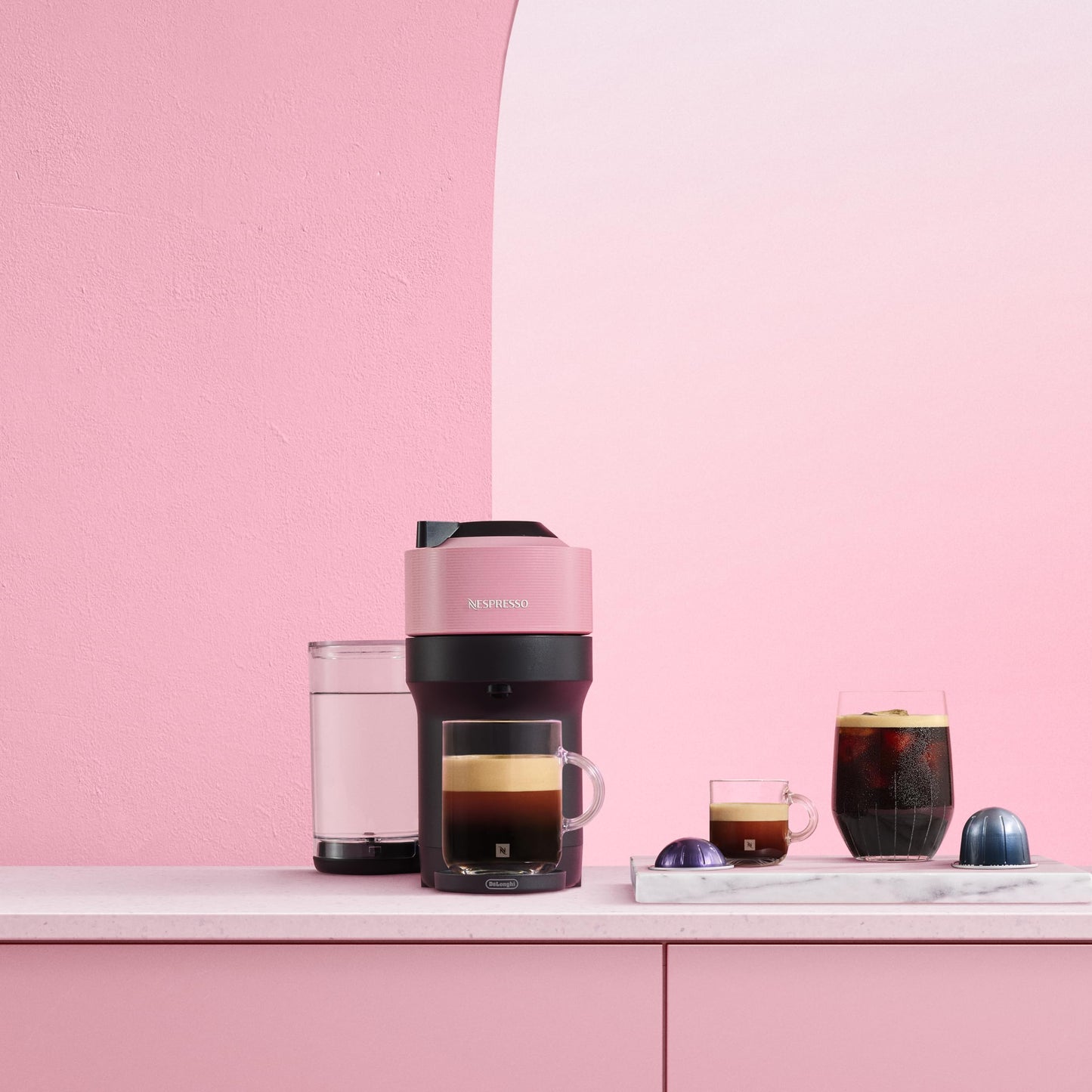 Nespresso Vertuo Pop+ Pod Coffee & Espresso Machine Pink Nespresso