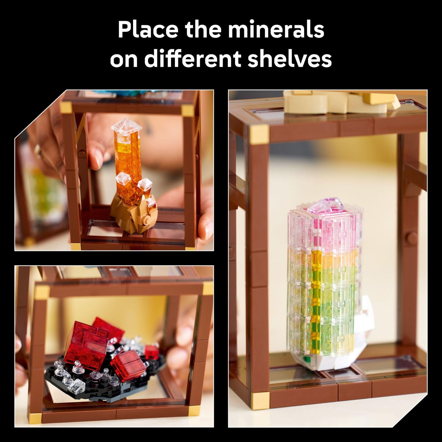 LEGO Ideas Mineral Collection Building Set for Adults, Ages 18+ - Bedroom or Office Decor with 3 Display Shelves - Unique Gift Idea for Men & Women - 21362 🍁 All In One Marketplace Canada