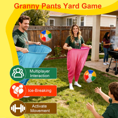 19PCS Granny Pants Yard Game, Hilarious Toss Outdoor Games for Kids 4+ 🍁 All In One Marketplace Canada