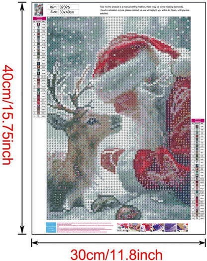 6 Packs Christmas Diamond Art Kits for Adults,5D DIY Winter Diamond Painting Kits for Beginners Full Round Drills,Diamond Dots Arts and Crafts for Holiday Decor 11.8x15.7 inch 🍁 All In One Marketplace Canada