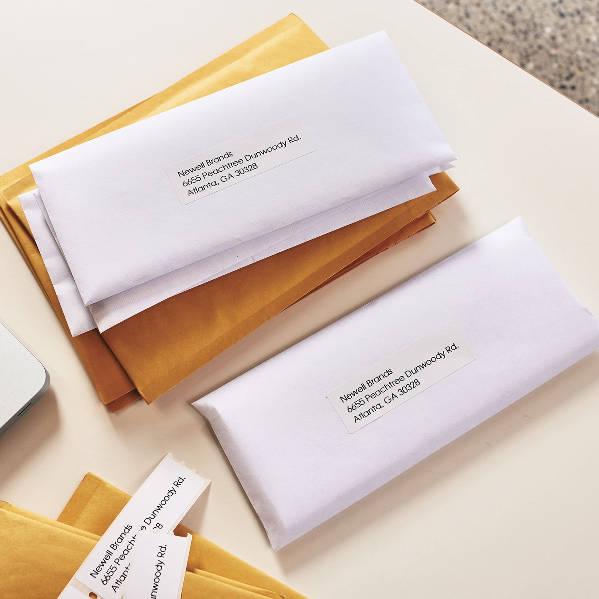 DYMO Authentic LW Mailing Address Labels for LabelWriter Label Printers, (1-1/8" x 3-1/2"), 3 Rolls of 350 (1050 Total) DYMO