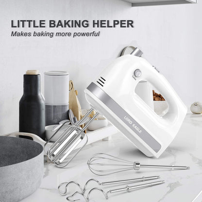 Lord Eagle Hand Mixer Electric Handheld 400W, 5-Speed Lightweight 🍁 All In One Marketplace Canada