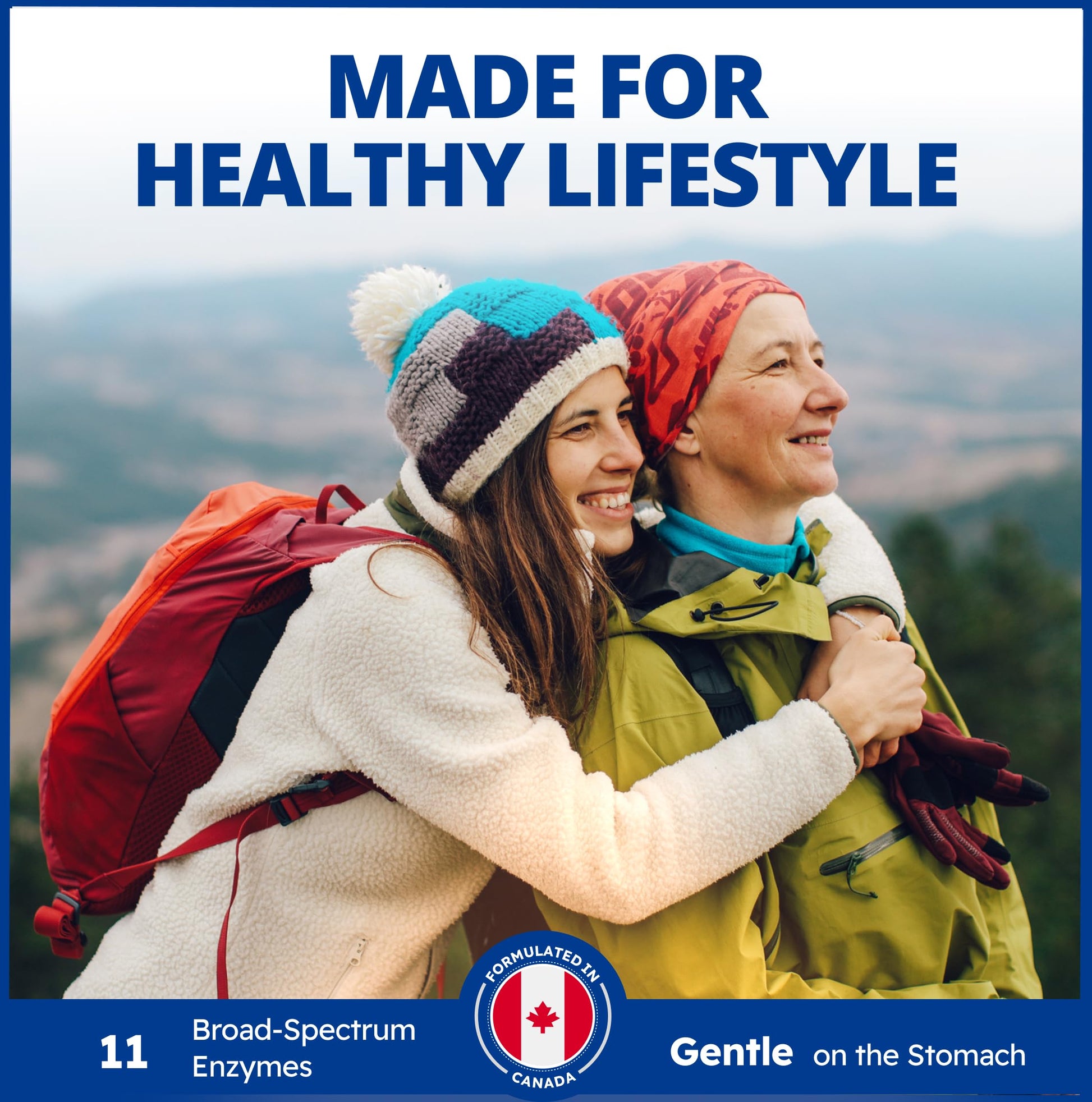 CanPrev - Digestive Enzymes Supplement, 90 Capsules 30-Day Supply - Full Spectrum of 11 Digestive Enzymes for Stomach Gas, Digestion, Indigestion and Bloating Relief - Helps Break Down Proteins - Available at All In One Marketplace Canada