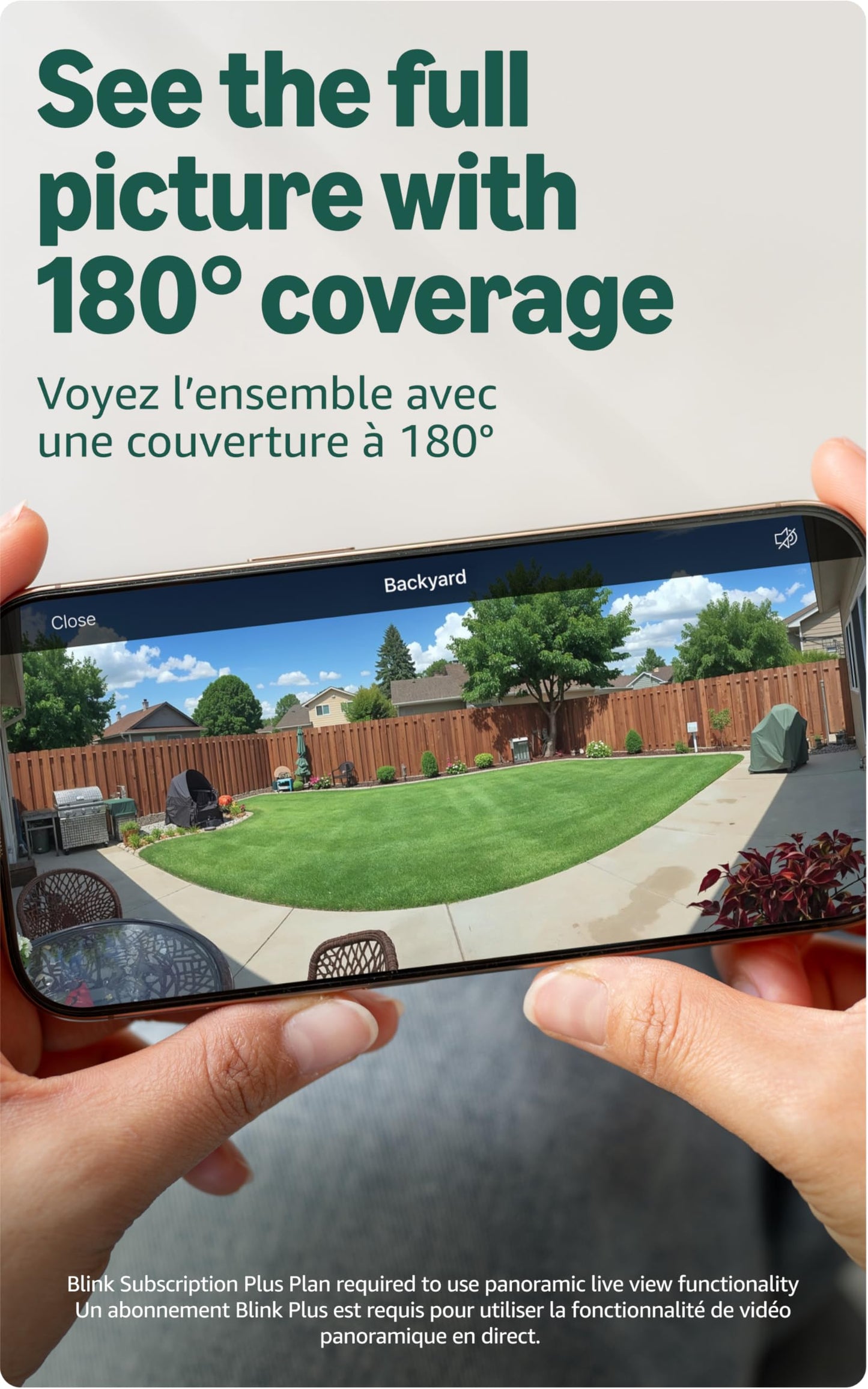 Blink Arc – Plug-in Panoramic Vision [Plus Subscription required], 180° coverage, dual-camera mount for Mini 2K+ and Mini 2 (cameras sold separately) – Mount Accessory only (Black) 🍁 All In One Marketplace Canada