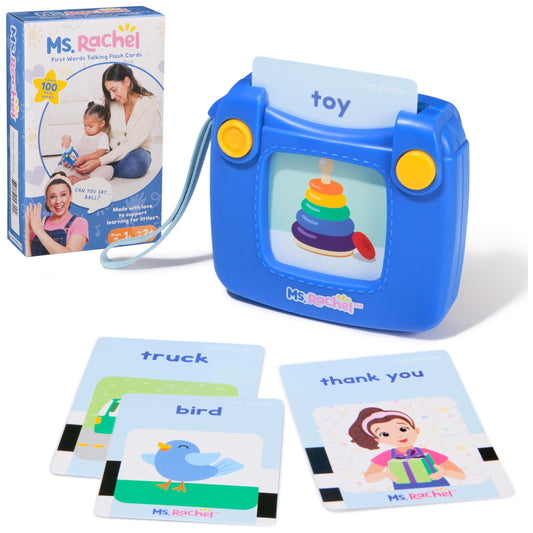 Ms. Rachel First Words Flash Cards, Electronic Card Reader, 100 Words 🍁 All In One Marketplace Canada Ms. Rachel