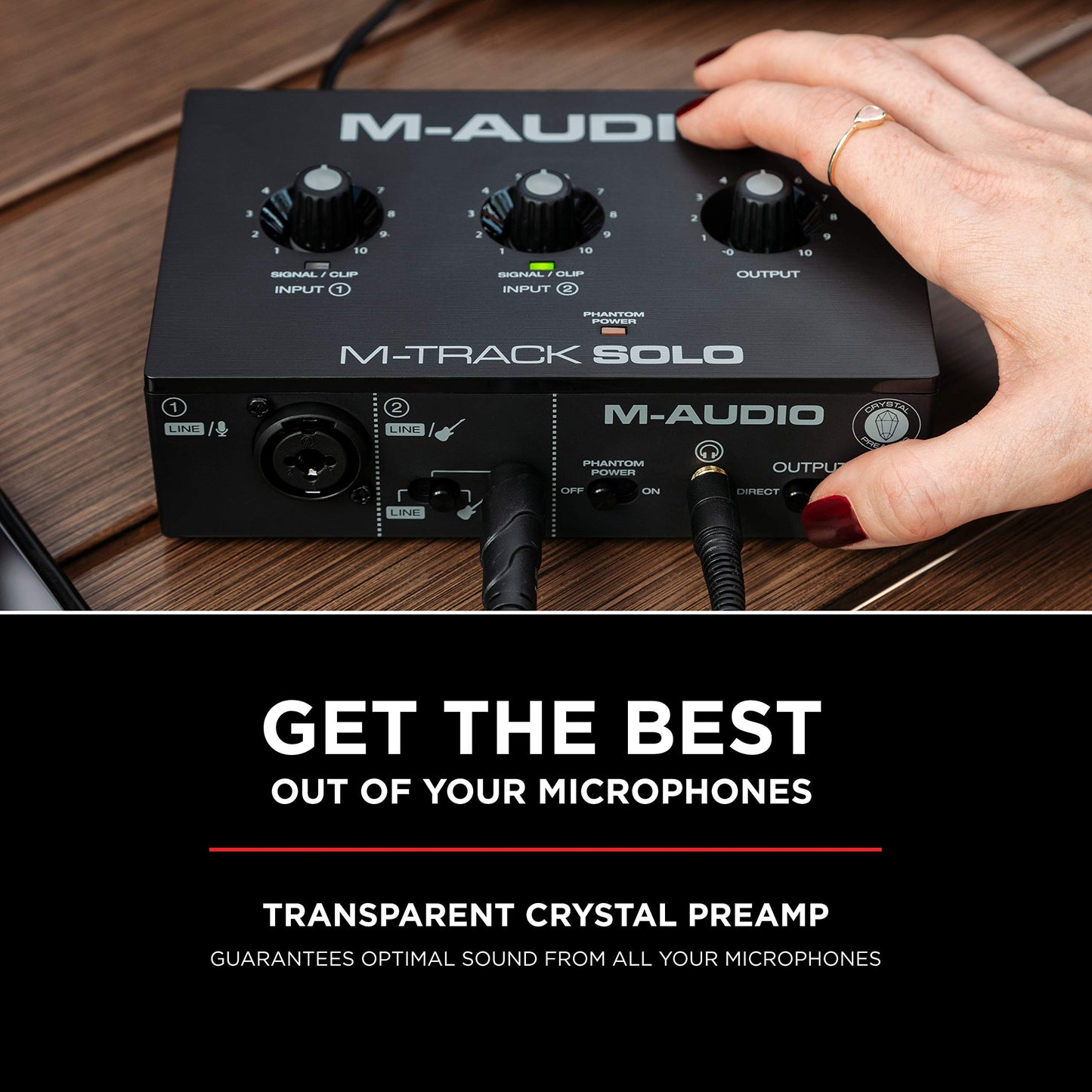M-AUDIO M-Track Solo USB Audio Interface for Recording, Streaming and Podcasting with XLR, Line and DI Inputs, Plus a Software Suite Included 🍁 All In One Marketplace Canada