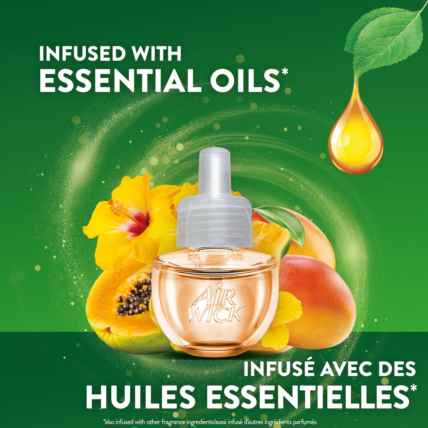 Air Wick Plug In Scented Oil Air Freshener Refills for Home – Infused with Essential Oils – 10 Count – Hawaii Tropical Paradise Scent – Mega Value Pack 🍁 All In One Marketplace Canada