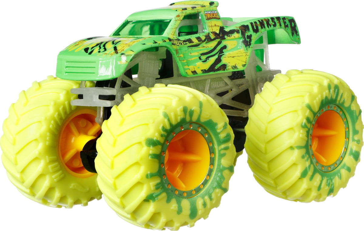 Hot Wheels Toy Monster Trucks Glow-in-the-Dark Collection