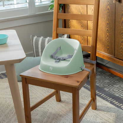Ingenuity: ity by Ingenuity My Spot Easy-Clean Baby Booster Feeding Chair, 3-Point Harness, Washable Removable Straps - Green 🍁 All In One Marketplace Canada