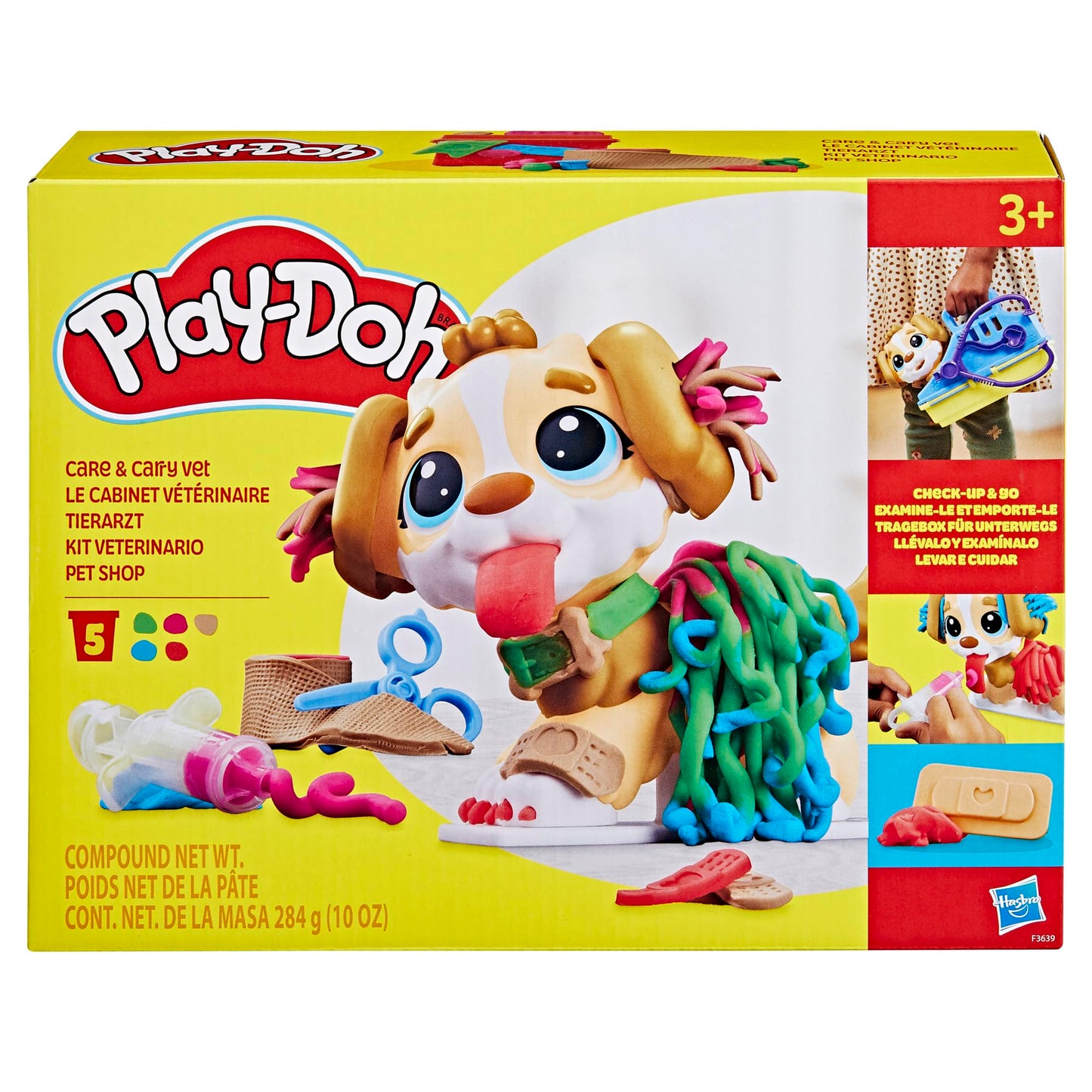 Play-Doh Care 'n Carry Vet Playset for Kids 3 Years and Up with Toy Dog, Storage, 10 Tools, and 5 Modeling Compound Colors, Non-Toxic 🍁 All In One Marketplace Canada
