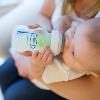 Dr. Brown’s Natural Flow Anti-Colic Options+ Wide-Neck Baby Bottles 5 oz/150 mL, with Level 1 Slow Flow Nipple, 4 Pack, 0m+ 🍁 All In One Marketplace Canada