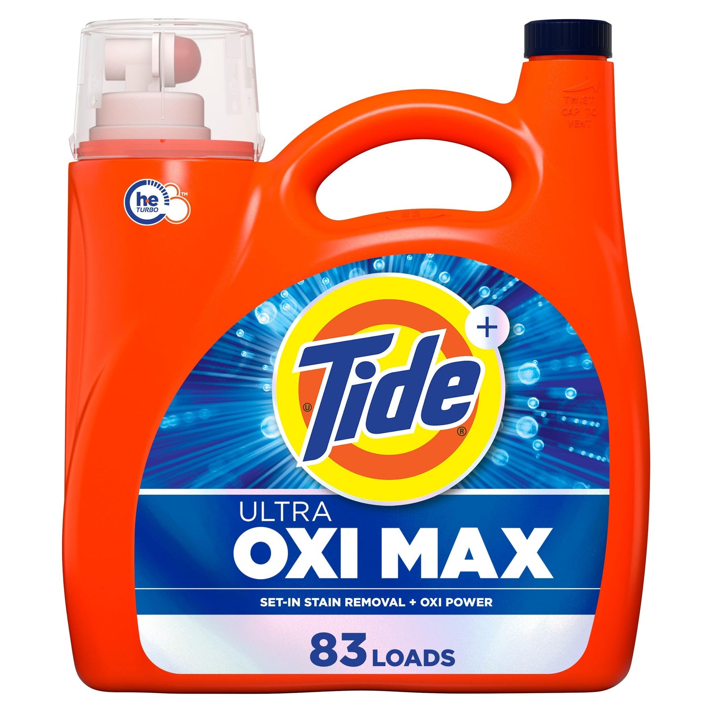 Tide Ultra Oxi Max Liquid Laundry Detergent, 83 Loads, Set-in Stain Removal Plus Oxi Power, Laundry Detergent Liquid, 3.46 L - Available at All In One Marketplace Canada