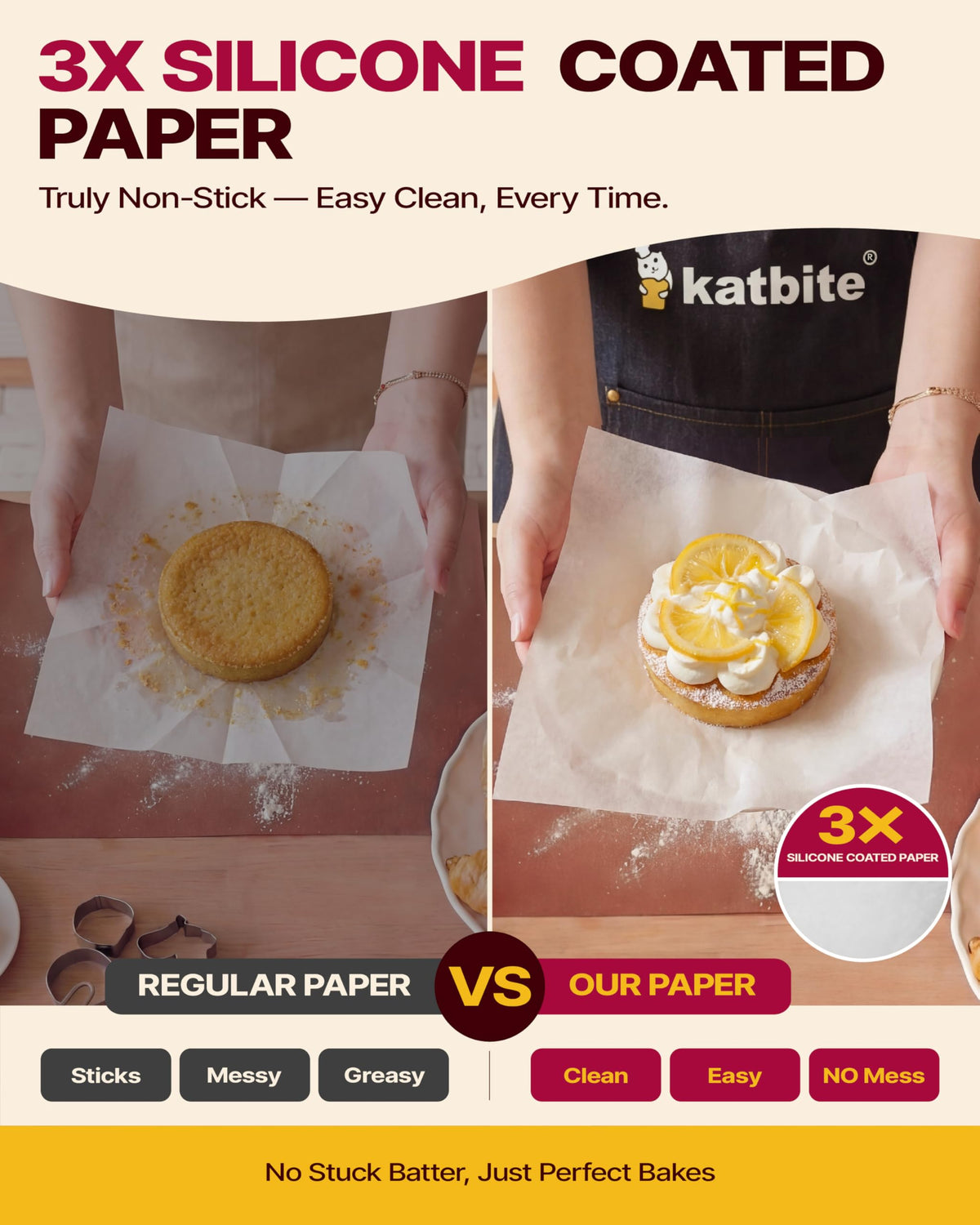 Katbite Tulip Cupcake Liners 200PCS, Muffin Baking Cupcake Liners Holders, Baking Cups, Cupcake Wrapper for Party, Wedding, Birthday, Christmas Cupcake Liners 🍁 All In One Marketplace Canada