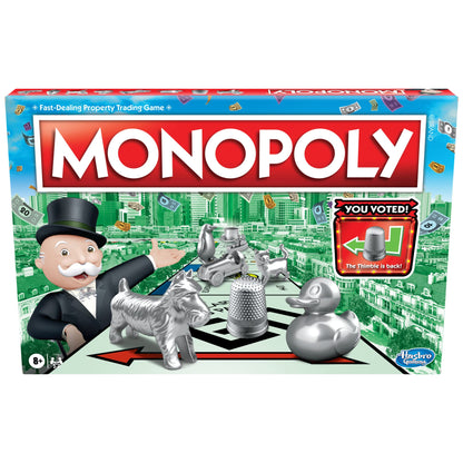 Monopoly Game, Family Board Games for 2 to 6 Players & Kids Ages 8 and Up, Includes 8 Tokens (Token Vote Edition) 🍁 All In One Marketplace Canada