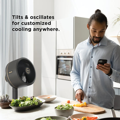 Shark FlexBreeze Outdoor & Indoor Fan with InstaCool Misting attachment, Cordless & Corded, from pedestal to tabletop. Portable, 24-hour runtime, quiet, powerful, 70ft Range, FA222C (Canadian Version) - Available at All In One Marketplace Canada