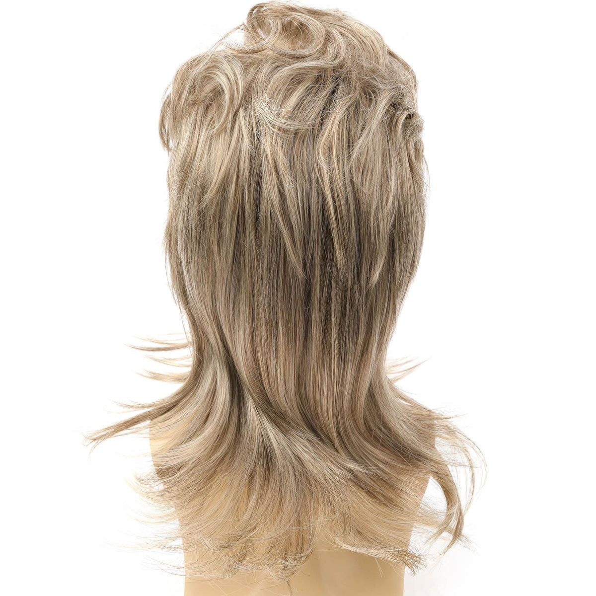 Wigs for Men 80s Costumes Fancy Party Accessory Cosplay Wig Men's wig punk heavy metal shawl curly hair holiday wig (Blonde) 🍁 All In One Marketplace Canada