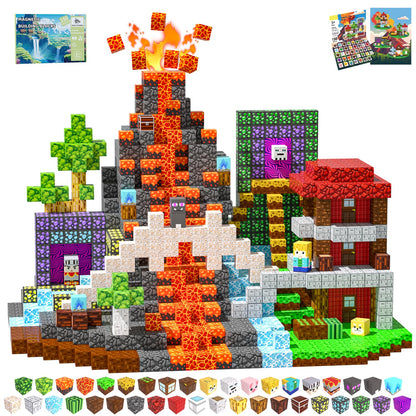 SSAWER Magnetic Blocks, 150PCS Toys Building Blocks Cubes Gifts for Kids 🍁 All In One Marketplace Canada