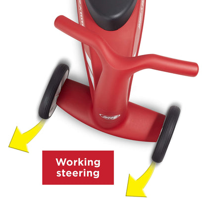 Radio Flyer Scoot About Sport, Toddler Ride On Toy, Ages 1-3 , Red