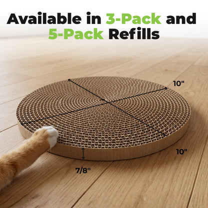 Best Pet Supplies Catify by Best Pet Supplies Spin and Scratch Replacement Pads (5 Pack) Best Pet Supplies