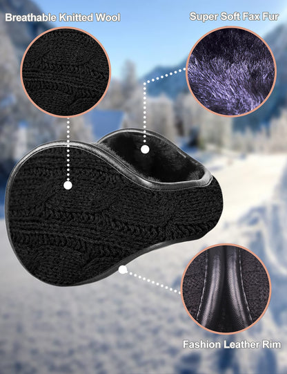Foldable Ear Warm Earmuffs Earwarmer Wrap Winter Cold Protective Headwear 🍁 All In One Marketplace Canada