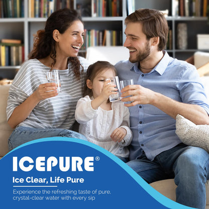 ICEPURE DA29-00020B Replacement for Samsung Water Filter HAF-CIN/EXP HAF-CIN DA29-00020B-1 RF28HMEDBSR RF263BEAESR RS25J500DSR RF263TEAESG RWF0700A HDX FMS-2 DA97-08006A-1 RF4287HARS RF28HFEDBSR 3PACK - Available at All In One Marketplace Canada