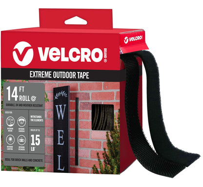 Velcro Brand Extreme Outdoor Double Sided Mounting Tape | Holds up to 15 Pounds on Brick or Other Rough Surfaces | UV and Weather Resistant | 14Ft Heavy Duty Roll 🍁 All In One Marketplace Canada