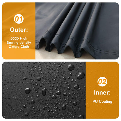 Kipiea Heavy Duty Air Conditioner Cover for Outside Units, Windproof, Anti-UV, Tear & Fade Resistant AC Cover for Winter (38" W x 38" D x 40" H) 🍁 All In One Marketplace Canada