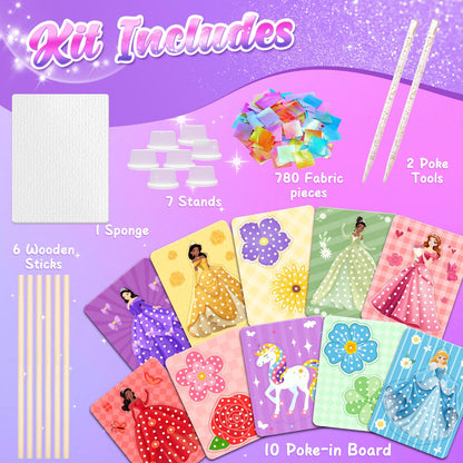 Poke Art Kits, Arts and Crafts for Kids Age 6-8 Girls, Kids Art Supplies 🍁 All In One Marketplace Canada