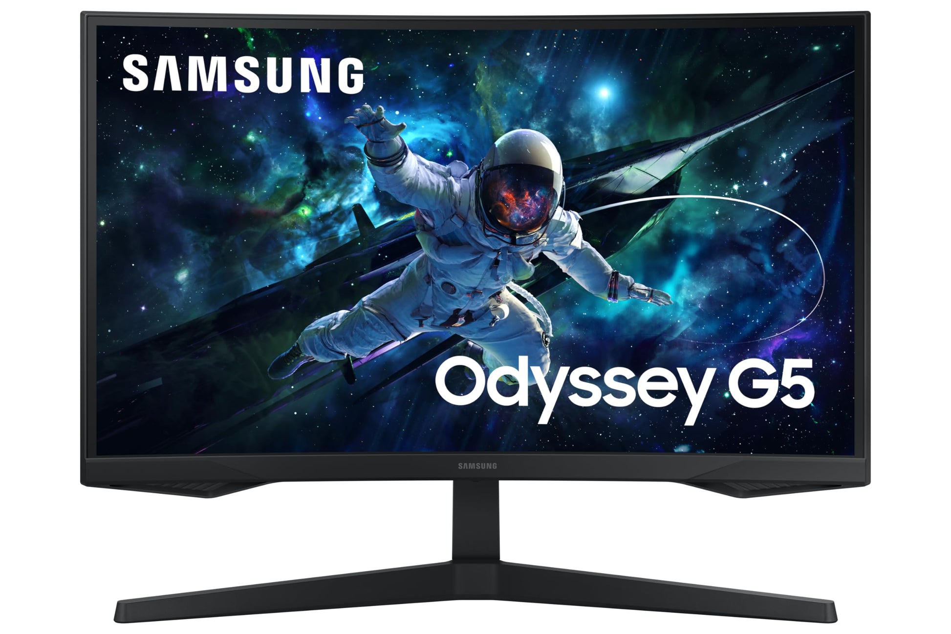 Samsung Odyssey 27 inch Curved Gaming Monitor (2,560 x 1,440) G55C QHD 165 Hz 1 ms, HDR10, FreeSync, Eye Saver Mode, 1000R Curvature- LS27CG550ENXZA Samsung