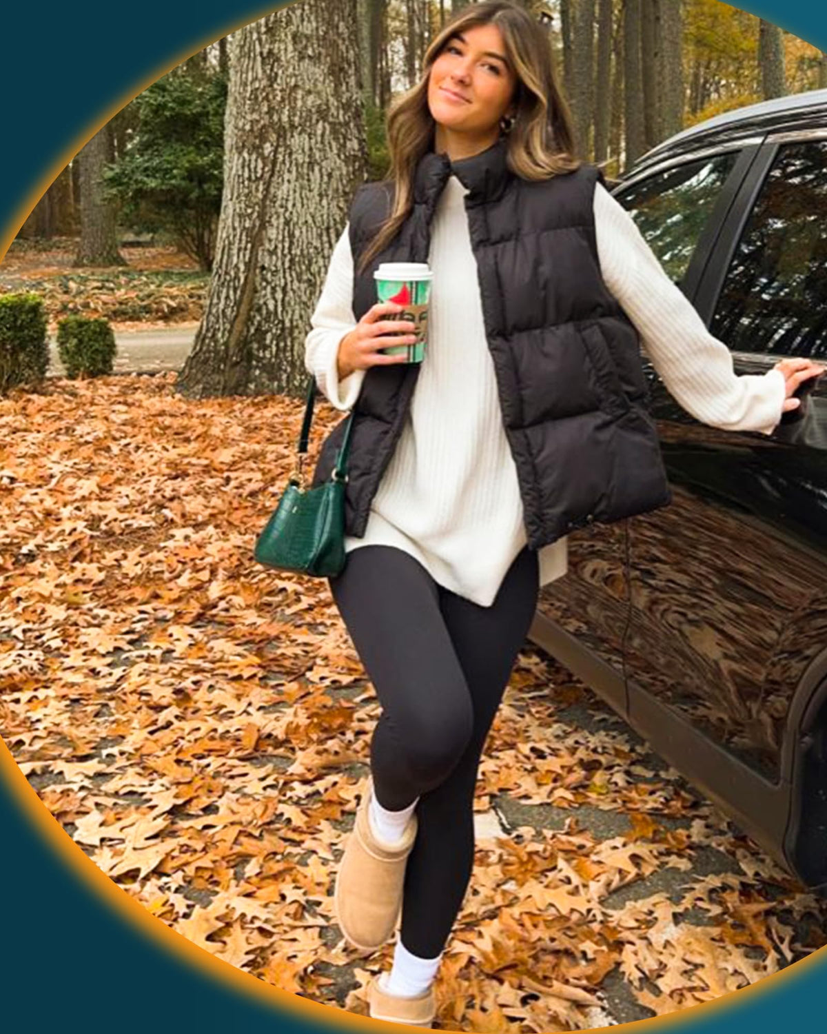 iaoja Thick Fleece Lined Leggings for Women – High Waisted Winter Thermal Warm Yoga Pants Workout Tummy Control Leggings Black 🍁 All In One Marketplace Canada