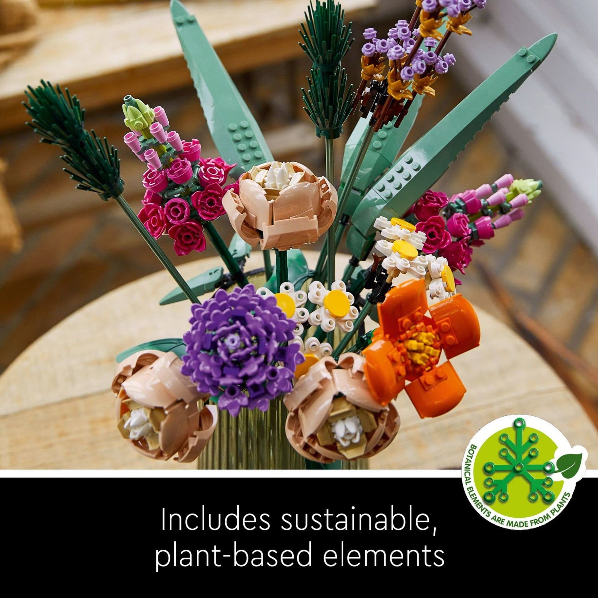 LEGO Icons Flower Bouquet Building Set - Artificial Flowers for Decoration for Home and Display, Ages 18+ - Small Fake Flowers for Table, Desk, Office - Gift for Birthdays - 10280 - Available at All In One Marketplace Canada