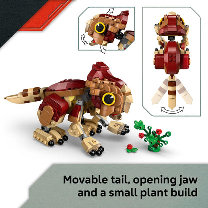 LEGO Jurassic World Baby Dinosaur Dolores: Aquilops Kids Toy - Educational and Learning Toy for Girls & Boys, Ages 7+ - Pretend Play Gift Idea for Birthdays - 76970 LEGO