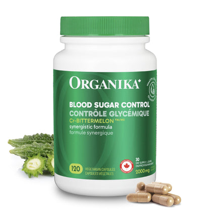 Organika Blood Sugar Control (Formerly Cr-Bitter Melon) 120 Caps Organika