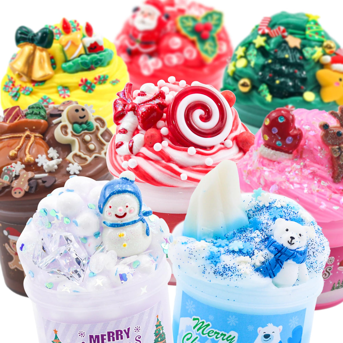 2026 Slime Advent Calendar, DIY Fluffy Slime Kit with 24 Surprise Gifts 🍁 All In One Marketplace Canada