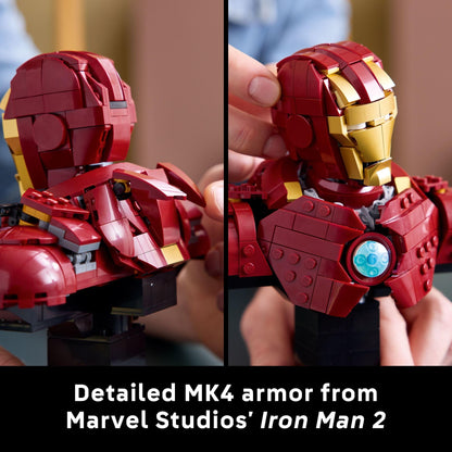 LEGO Marvel Iron Man MK4 Bust - Building Kit for Adults, Ages 18+ - Includes Iron Man Minifigure - Collectible Model for Super Hero Fans - Gift for Men and Women - 76327 🍁 All In One Marketplace Canada