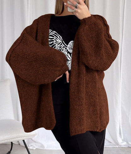PRETTYGARDEN Womens Open Front Oversized Cardigan Sweaters Caramel 🍁 All In One Marketplace Canada