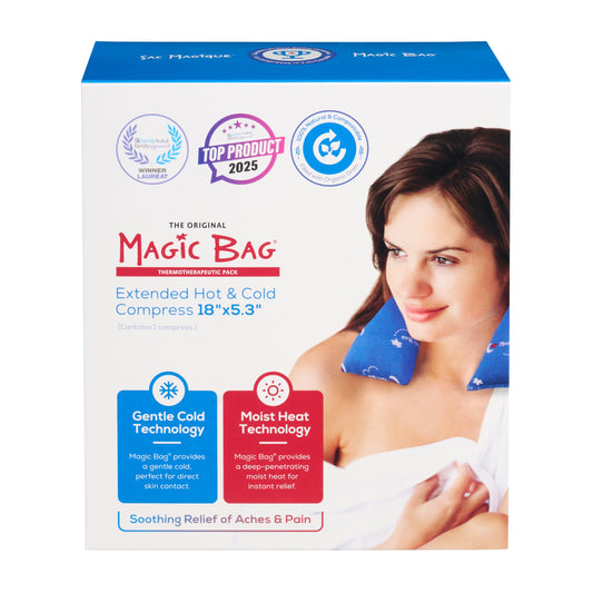 The Original Magic Bag Extended Compress, Hot/Cold Therapy for Stomach Pain Relief, Cordless Hot Cold Compress, 50 x 14 cm (19.7" X 5.5") - Available at All In One Marketplace Canada