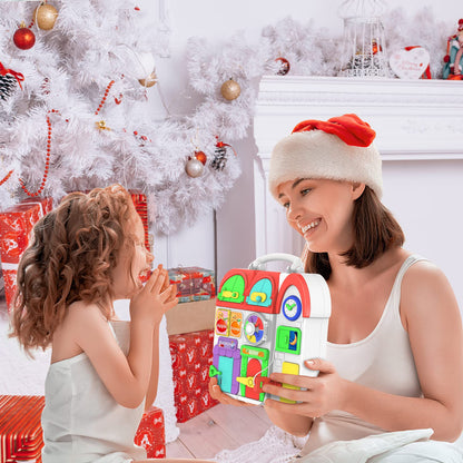 Montessori Busy Board for Toddlers 1-3 with Music, 20+ Activity Toddler Educational Toys Age 1-2, Learning Toy for 1 2 Year Old Boy Girl Christmas Birthday Gift 🍁 All In One Marketplace Canada