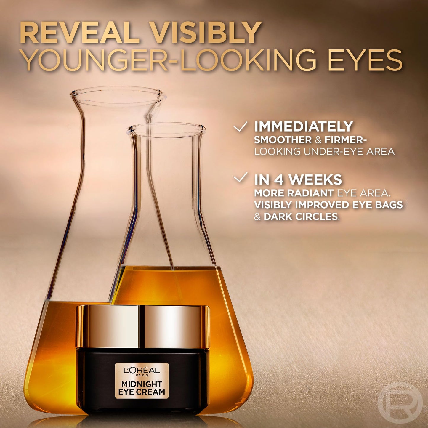 L'Oréal Paris Midnight Eye Cream, Under Eye Cream for Dark Circles and Wrinkles, Anti Aging, With Vitamin E and Antioxidant Recovery Complex, Cell Rewall, 15 ml 🍁 All In One Marketplace Canada